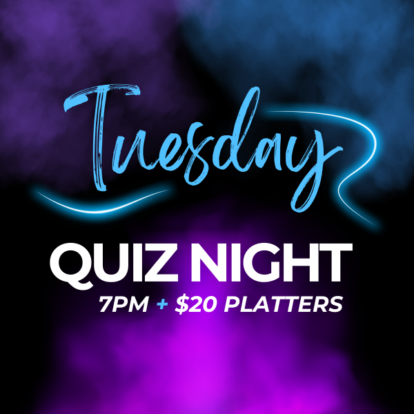 Tuesday's ritual, quiz night